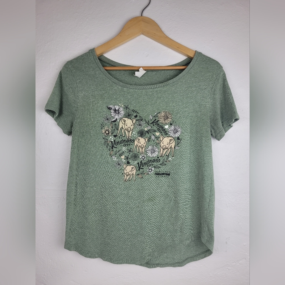 Mercy For Animals Kindness Scoop Neck T-shirt